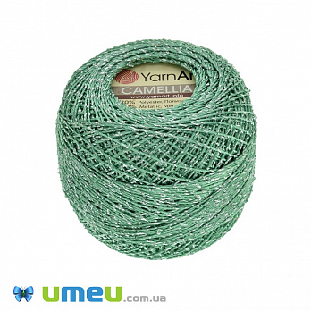 Пряжа YarnArt Camellia 25 г, 190 м, М'ятна 427 (YAR-038398)