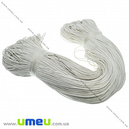 Вощений шнур (котон), 1,5 мм, Білий (LEN-021782)