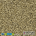 Бисер японский Miyuki Delica 11/0 DB1831F, Duracoat Galvanized, Бежевый мет. мат. (BIS-040558)