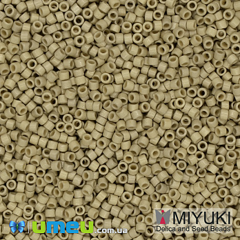 Бисер японский Miyuki Delica 11/0 DB1831F, Duracoat Galvanized, Бежевый мет. мат. (BIS-040558)