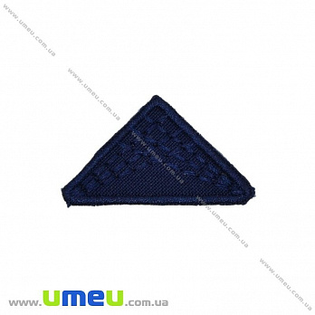 Термоаплікація Adidas, 4х2,5 см, Синя (APL-031674)