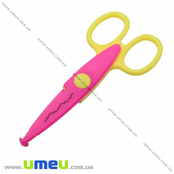 Ножиці фігурні пластикові, 13 cм (INS-021195)
