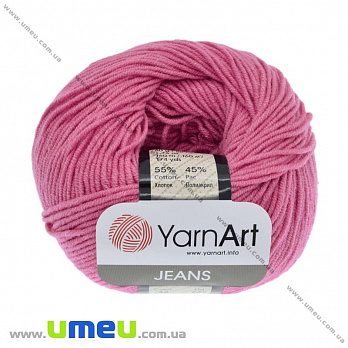 Пряжа YarnArt Jeans 50 г, 160 м, Розовая 42 (YAR-025308)
