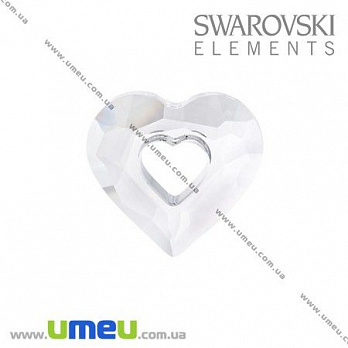 [Архів] Підвіска Swarovski 6262 Crystal, 18х17 мм, Серце (POD-005634)