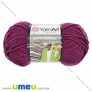 Пряжа YarnArt Super Merino 100 г, 280 м, Малинова темна 765 (YAR-025441)