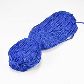 Шнур для макраме, 3 мм, Синій, Поліпропілен (LEN-062823)