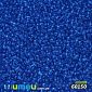 Бісер чеський 13/0, №60150, Блакитний темний, Прозорий (BIS-019770)