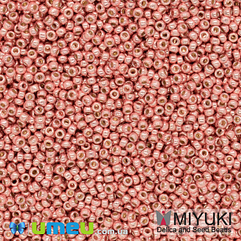Бисер японский Miyuki круглый RR 15/0 №4209, Duracoat Galvanized, Розовый (BIS-043339)
