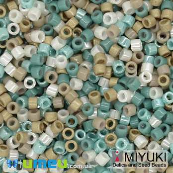 Бісер японський Miyuki Delica 11/0 DBmix58, Різнокольоровий (BIS-045236)