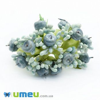 Тичинки на дроті з яблучком, Сірі (DIF-044674)