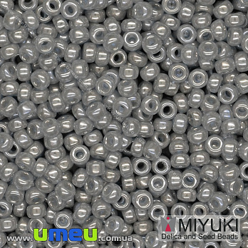 Бісер японський Miyuki круглий RR 10/0 №526, Сірий (BIS-039031)
