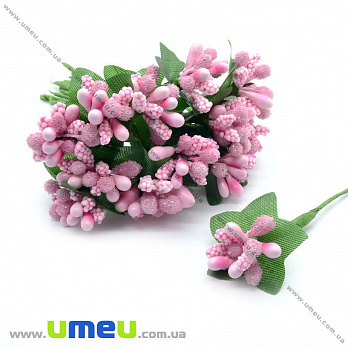 Тычинки на проволоке, Розовые (DIF-008421)