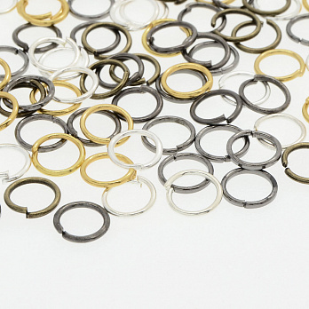 Кільця, Мікс, 6 мм, товщина 0,7 мм (PIN-051926)