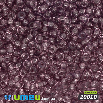 Бісер чеський №130/20010, Аметист світлий, Прозорий, 10/0 (BIS-003734)