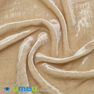Оксамит італійський шовковий, Ширина 20 см, Бежевий (TKN-038562)