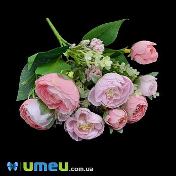 Букет пионов, 30 см, Розовый (DIF-045823)