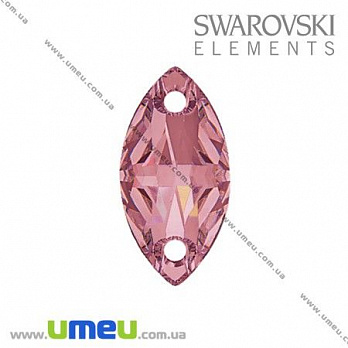 [Архів] пришивний елемент Swarovski 3223 Antique Pink, 12х6 мм (KAB-005526)
