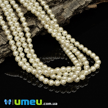 [Архів] Намистина Swarovski 5810 Cream Pearl 620, 6 мм (BUS-041411)