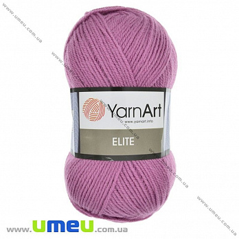 Пряжа YarnArt Elite 100 г, 300 м, Розовая темная 849 (YAR-025377)