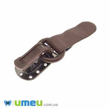 Крючок шубный NOBLE, Коричневый, 55х16 мм (SEW-041154)
