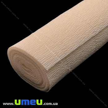 Гофрований папір Італія, Бежевий 17А4, 180 г, 50х50 см (DIF-028880)