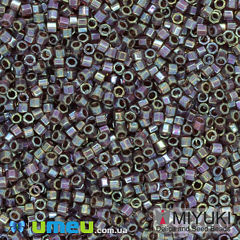 Бісер японський Miyuki Delica Cut 11/0 DBC0122, Коричневий АВ (BIS-040091)