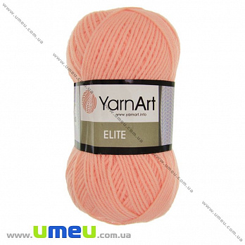 Пряжа YarnArt Elite 100 г, 300 м, Персиковая 37 (YAR-023276)