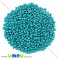 Бісер китайський середній, 8/0, Бірюзовий натуральний, 3 мм (BIS-009047)