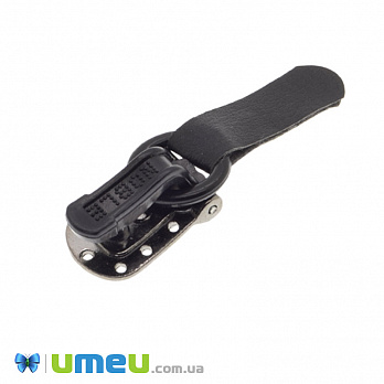 Крючок шубный NOBLE, Черный, 55х16 мм (SEW-041150)