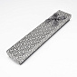 Коробочка Прямоугольная, 21,3х4,3х2,2 см, Серебристо-черная (UPK-042835)