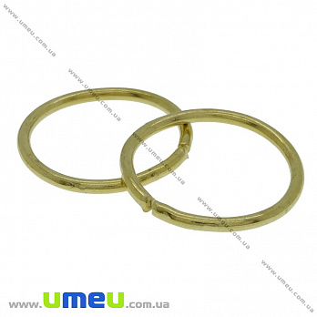 Кільце для сумки металеве, 35 мм, Золото (BAG-034695)