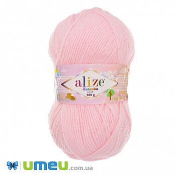 Пряжа Alize Sekerim Bebe 100 г, 320 м, Рожева світла 184 (YAR-047050)