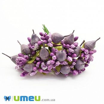 Тичинки на дроті з грушею, Бузкові (DIF-044684)