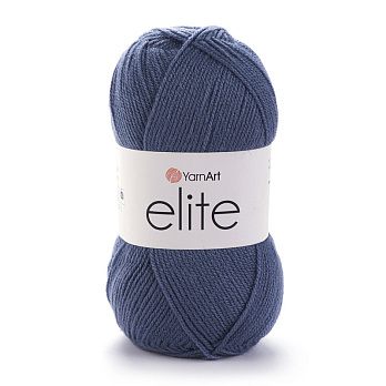 Пряжа YarnArt Elite 100 г, 300 м, Сіра 842 (YAR-029633)