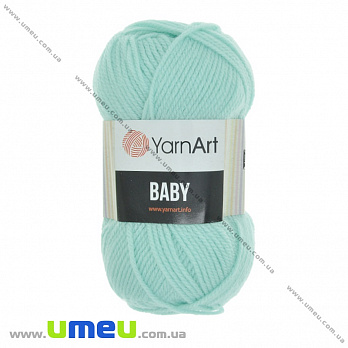 Пряжа YarnArt Baby 50 г, 150 м, Бірюзова світла 856 (YAR-036456)