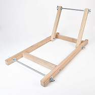 Верстат дерев'яний для бісероплетіння (для герданів) 40х22х21 см (MUL-057864)