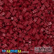 Бісер японський Miyuki HALF TILA №408, 5х2,3 мм, Червоний (BIS-046068)