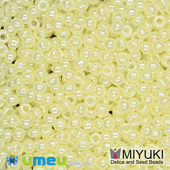 Бісер японський Miyuki круглий RR 10/0 №513, Жовтий світлий (BIS-047538)