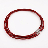 Основа для кольє 3 мм, 45 см, Замок нерж. сталь, Червона (OSN-055557)