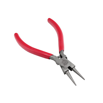 Інструмент Круглогубці, Червоний, 13,5 см (INS-053925)