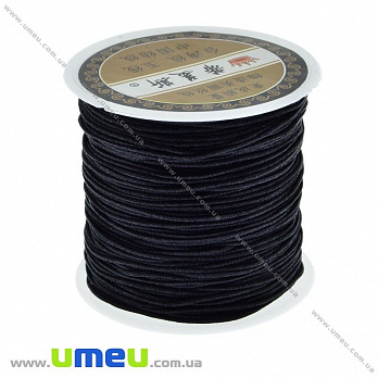 Нейлоновый шнур, 1 мм, Черный(LEN-002636)