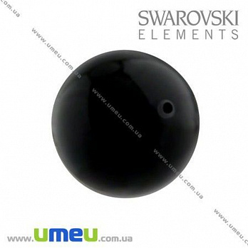 [Архів] Намистина Swarovski 5810 Mystic Black, 10 мм, Перламутрова (BUS-005677)