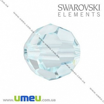 [Архів] Намистина Swarovski 5000 Light Azore, 8 мм, Гранована кругла (BUS-003278)
