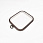/p53467-pyalci-ramka-nurge-pryamougolnie-plastikovie-12-5x14-5-sm-korichnevie/