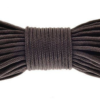 Шнур мінікорд 2 мм, Коричневий темний (LEN-020449)