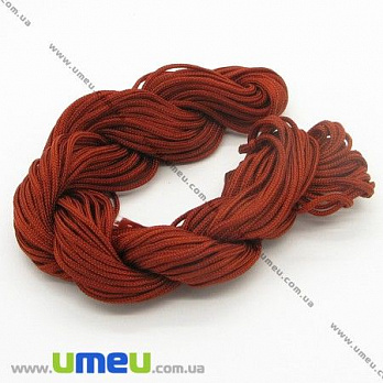 Нейлоновий шнур (для браслетів Шамбала), 1,5 мм, Коричневий (LEN-003395)