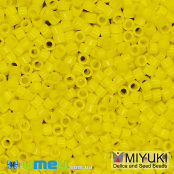 Бісер японський Miyuki Delica 15/0 DBS721, Жовтий (BIS-049664)