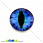 /p13650-kaboshon-stekl-s-printom-glaz-14-mm-siniy-krugliy/