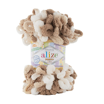 Пряжа Alize Puffy Color 100 г, 9,2 м №6398 (YAR-056908)
