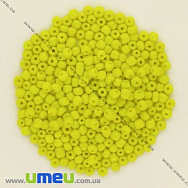 Бісер китайський великий, 6/0, Жовтий натуральний, 4 мм (BIS-000618)